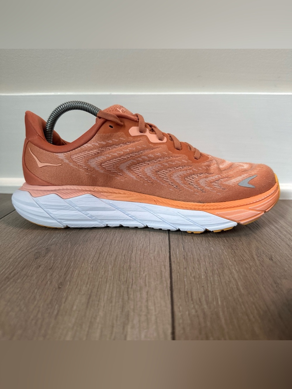 Hoka One One Arahi 6 Womens Size 9.5 Running Shoes Sneakers Sun Baked Orange - Picture 10 of 16